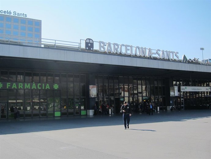 Estación Sants Barcelona Renfe Adif