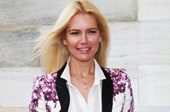 Valeria Mazza en la fashion week Milán