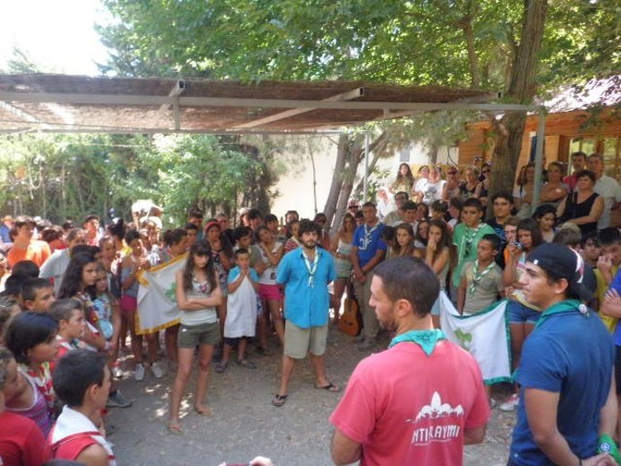 Reunión de los scouts.