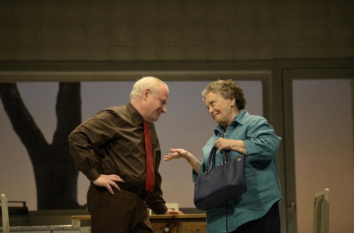 María Galiana y Juan Echanove en 'Conversaciones con mamá'