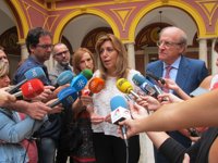 Díaz incide en que "respeta a la justicia" en el caso ERE y que el Gobierno está "para dar respuesta a los andaluces"