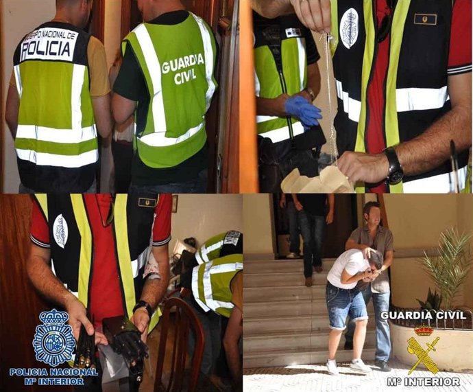 Operación contra una red de robo de viviendas y vehículos