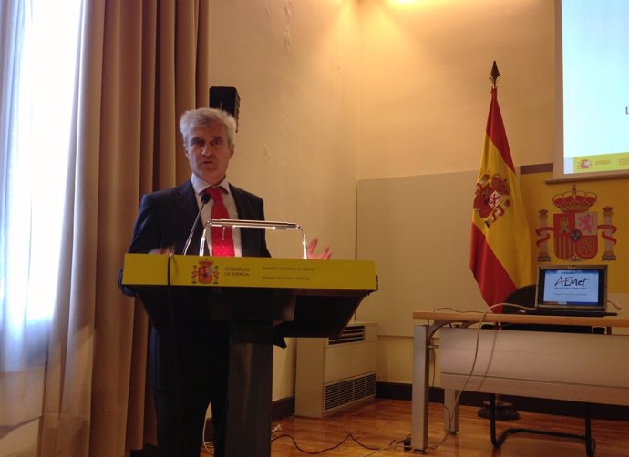 El delegado de la Aemet en Catalunya, Antonio Conesa 