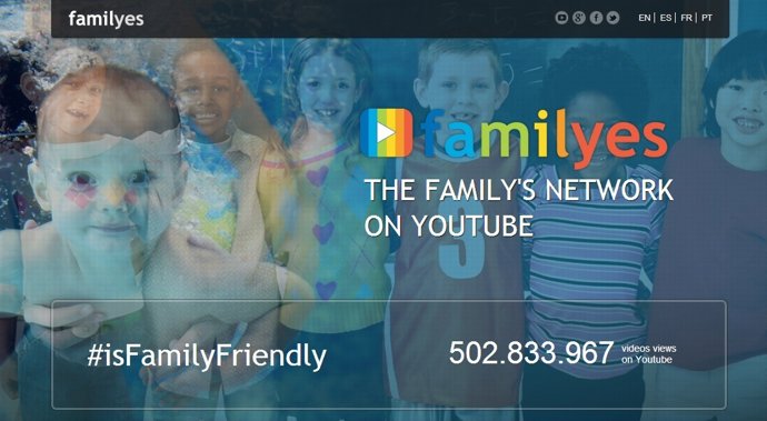 La red de canales Familyes en Youtube supera los 500 millones de videos vistos