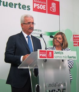 Manuel Jiménez Barrios, consejero de Presidencia y presidente del PSOE de Cádiz
