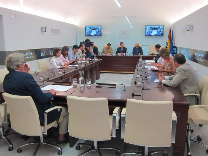 Reunión de la comisión de investigación de Caja Badajoz en el Parlamento