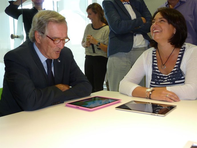 Xavier Trias, Sònia Recasens, alcalde de Barcelona y 2ªteniente de alcalde