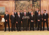 El Príncipe de Asturias recibe al Atlético