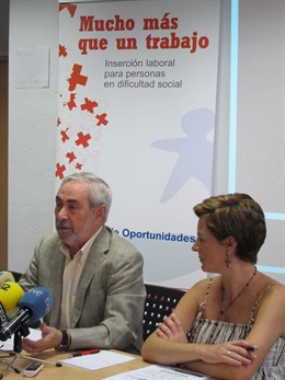 Chillón y Gómez, en la rueda de prensa