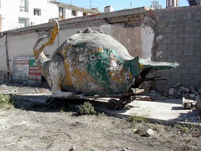 Antiguo Tragachicos del municipio de Borja, que este sábado estrenará uno nuevo