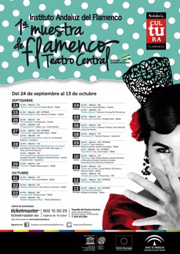 Cartel de la I Muestra de Flamenco del Central