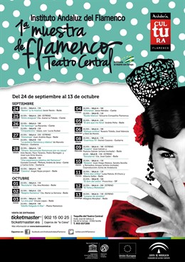 Cartel de la I Muestra de Flamenco del Central