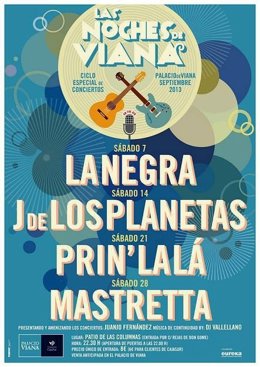 Cartel del ciclo 'Las Noches de Viana'