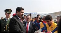 Maduro llega a China para ratificar alianza  "en todos los frentes"