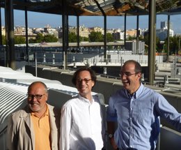 Antoni Vives y Fermín Vázquez en los nuevos Encants