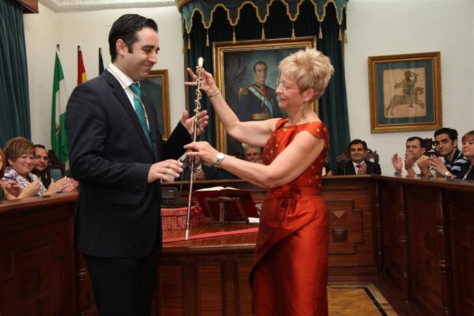 Toma de posesión del nuevo alcalde de Alcalá la Real, Carlos Hinojosa