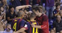 (Crónica) Sergio Lozano lidera el festival del Barça ante el Jaén