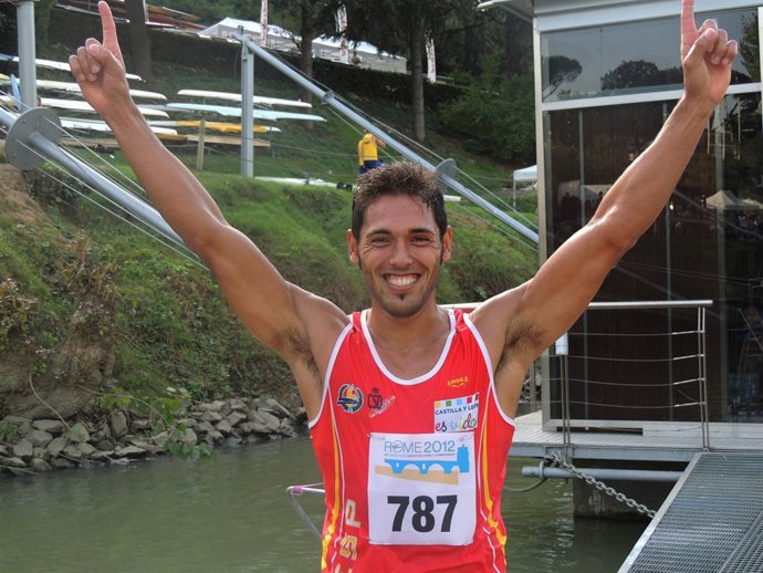 El piragüista español Iván Alonso