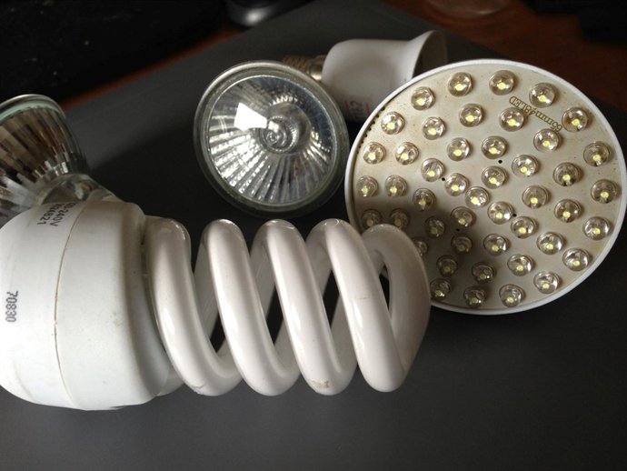 Recursos de luz, bombillas, electricidad