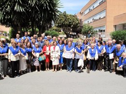 Aula de mayores estudiantes UMA universidad curso académico 2013