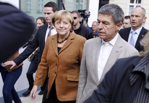 La canciller alemana, Angela Merkel,  líder de la Unión Cristiano Demócrata