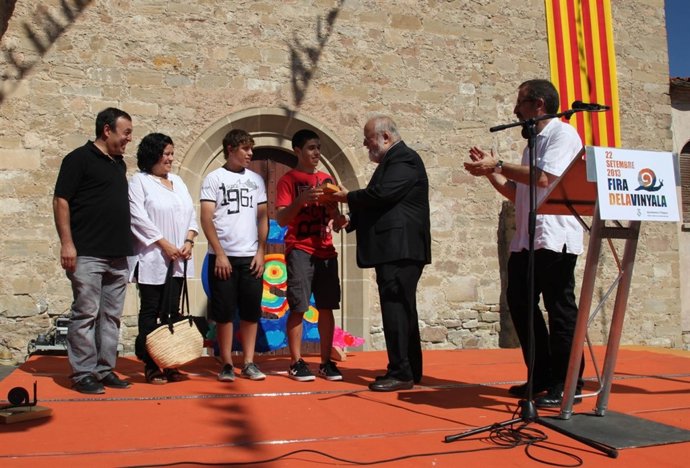 El pte.De la Diputación de Barcelona, Salvador Esteve