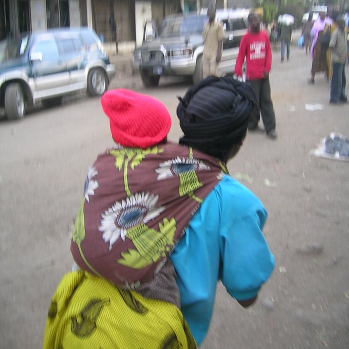 Mujer y niño