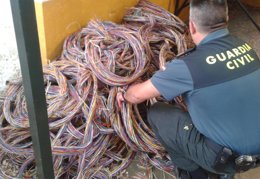 Cable de telefonía robado