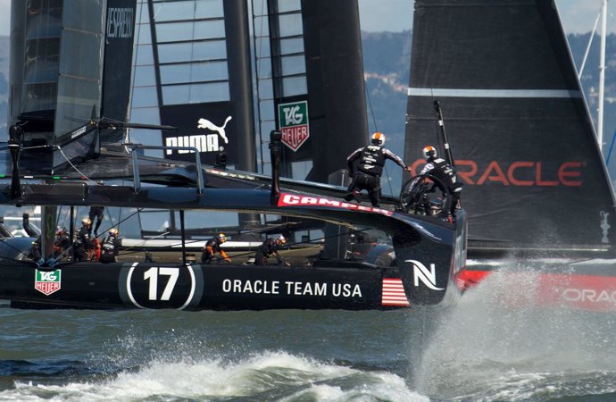 El 'Oracle Team USA' en la Copa América