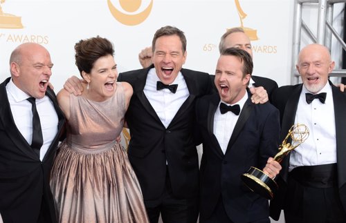 El reparto de Breaking Bad en los Emmy