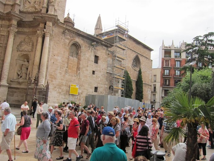 Turistas en Valencia