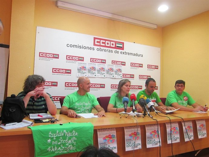 Rueda de prensa Huelga de Educación