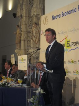 El presidente de la Xunta, Alberto Núñez Feijóo