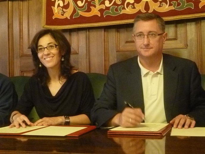 Begoña Lahoz y Manuel Blasco