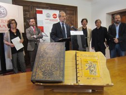 Presentación del libro con el poema 'Al salir de la cárcel' de Fray Luis de León