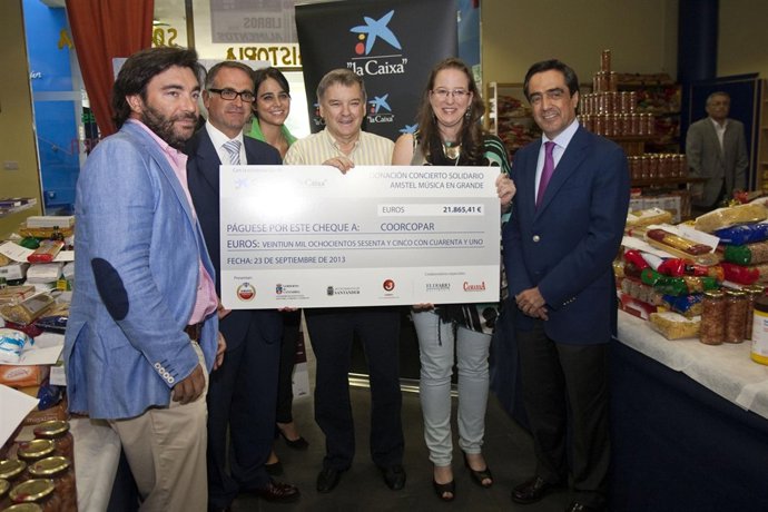 Entrega cheque a Coorcopar