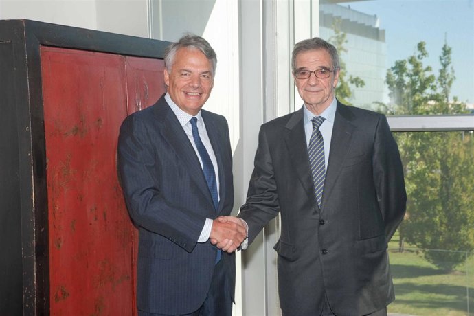 Ignacio Garralda (Mutua Madrileña) y César Alierta (Telefónica)