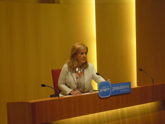 La portavoz del PP, Cristina Ruiz
