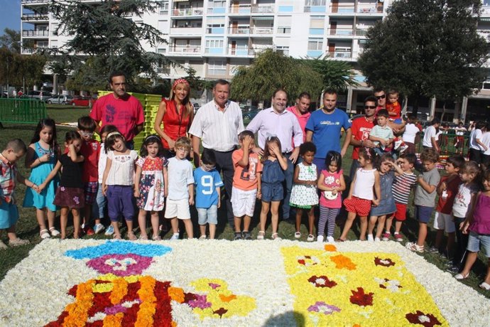 Imagen de archivo de la anterior edición del certamen de alfombras florales