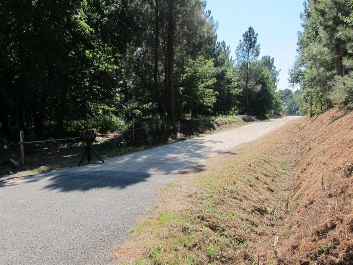 Lugar de Feros, en Cacheiras (Teo), donde apareció el cadáver de una menor