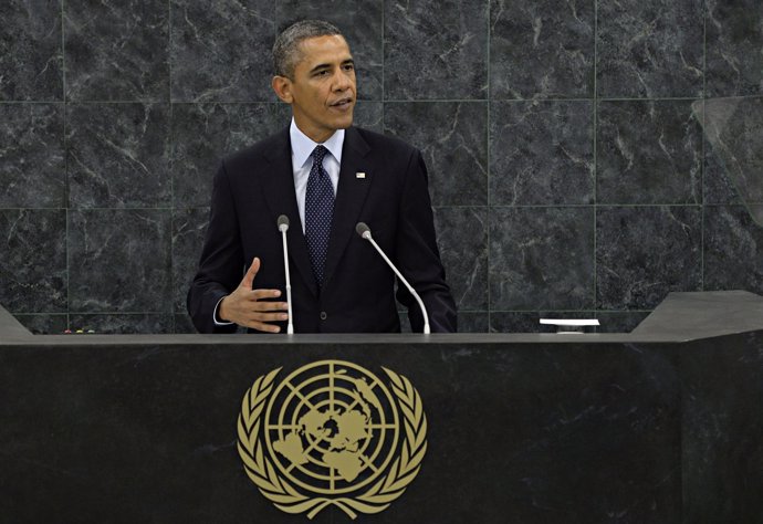 El presidente de Estados Unidos, Barack Obama, en la Asamblea General de Nacione
