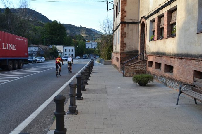 Travesía con ciclistas