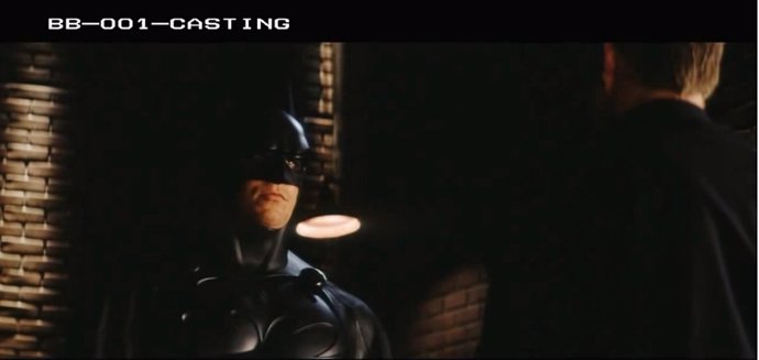 Christian Bale en el casting para Batman
