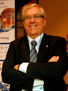 El presidente del comité organizador de ChemH2O, Carlos Negro