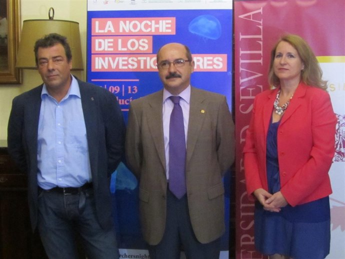 Manuel García León, Miguel Ángel Ferrer y Teresa Cruz Sánchez