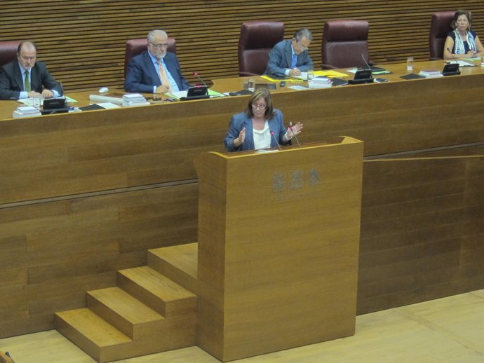 La síndica de EUPV en las Corts, Marga Sanz