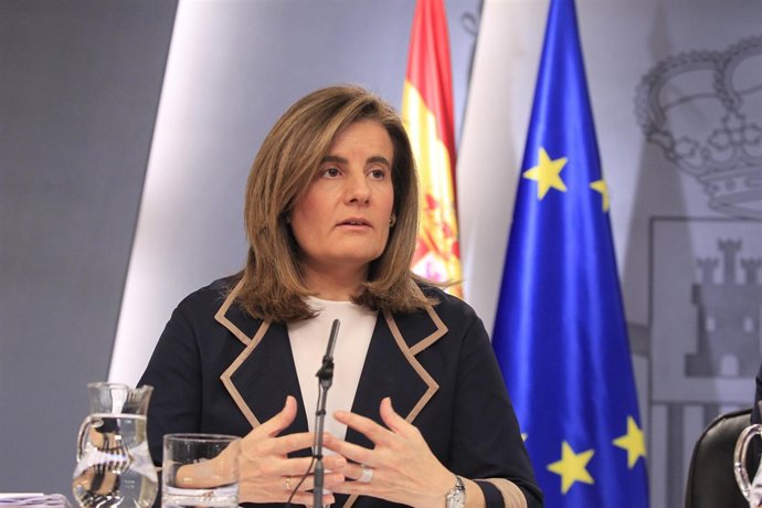 Fátima Báñez en el Consejo de Ministros