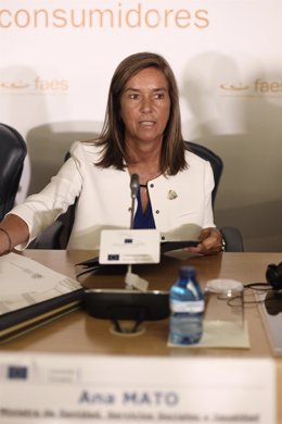 Ministra de Sanidad, Ana Mato
