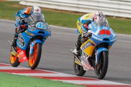 Maverick Viñales y Alex Rins