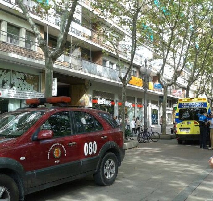 Incendio en el Paseo de Zorrila de Valladolid